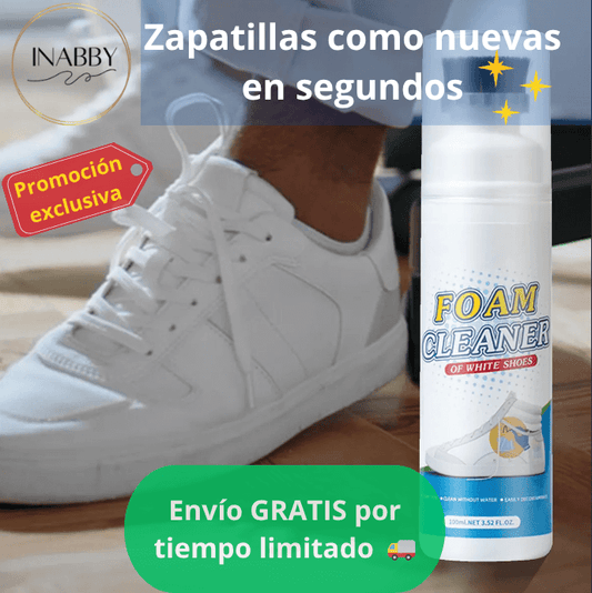 Limpiador de zapatillas en espuma