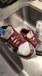 Limpiador de zapatillas en espuma